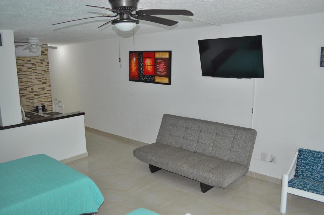 Preciosos Estudio Vista Al Mar O Jardin Cancun Luaran gambar
